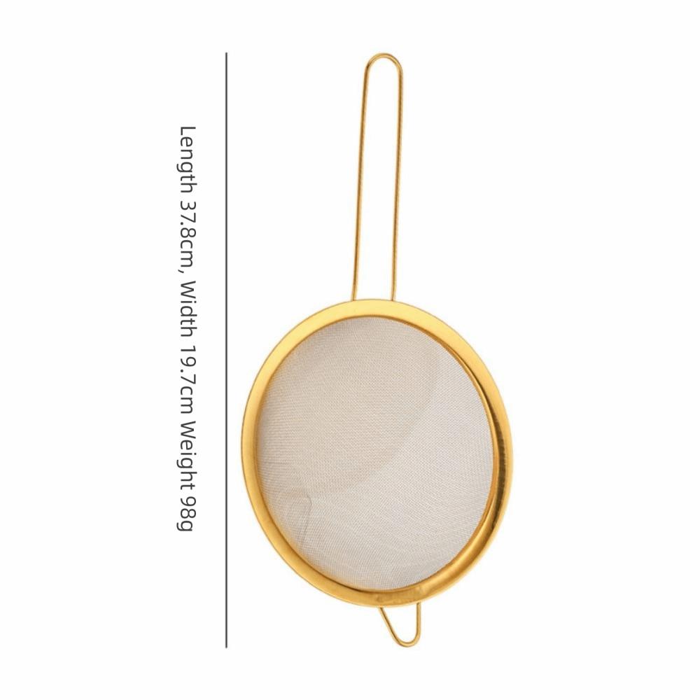 Stainless Steel Flour Sifter Sieve Fine Mesh Flour Colanders Coffee Mesh Filter Kitchen Bakware