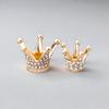 2/3Pcs Dollhouse Miniature Gold Mini Alloy Crown Princess Crown Small Tiara Model Toys Dollhouse Accessories