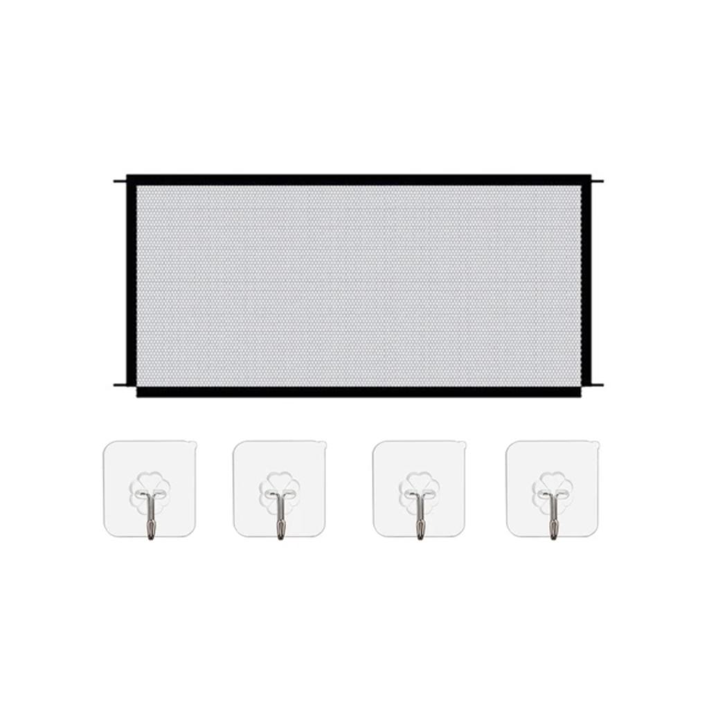 New Portable Folding Breathable Mesh Pet Barrier Fences for Dogs, Baby Safety Fence - Isolated Pet Separation Guard