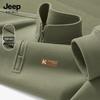 JEEP SPIRIT Men's Classic Patch Stand Collar Sweatshirt