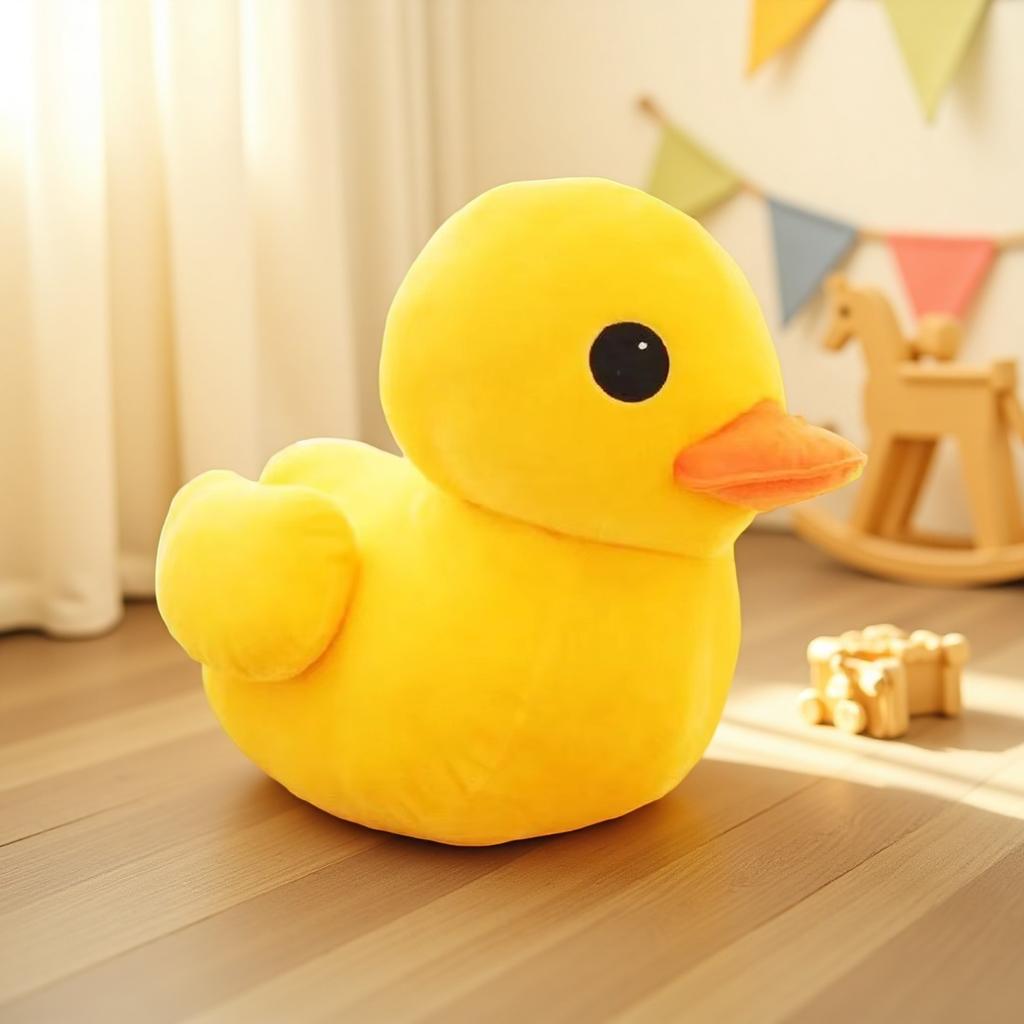 Giant Yellow Duck Plush Animal 20/30/50CM Kawaii Little Duck Doll Christmas Gifts Soft Toy for All Ages