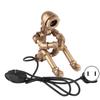 Pipe Robot Lamp Industrial Style High Temperature Paint Retro Robot Lamp Support E27 Bulbs Desk