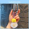Adorable Heart Bear Night Light Keychain Cute Silicone Accessory For Gifts