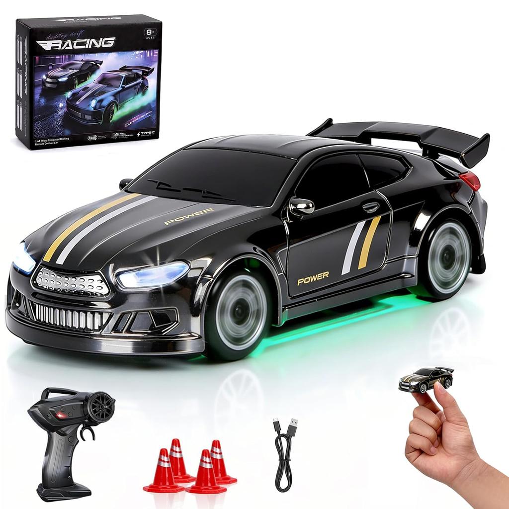 1:64 Mini Remote Control Car, RC Racing Toy, Simulation Model, Stunt Drift, Kids' Favorite Toy, Perfect for Holiday Gifts