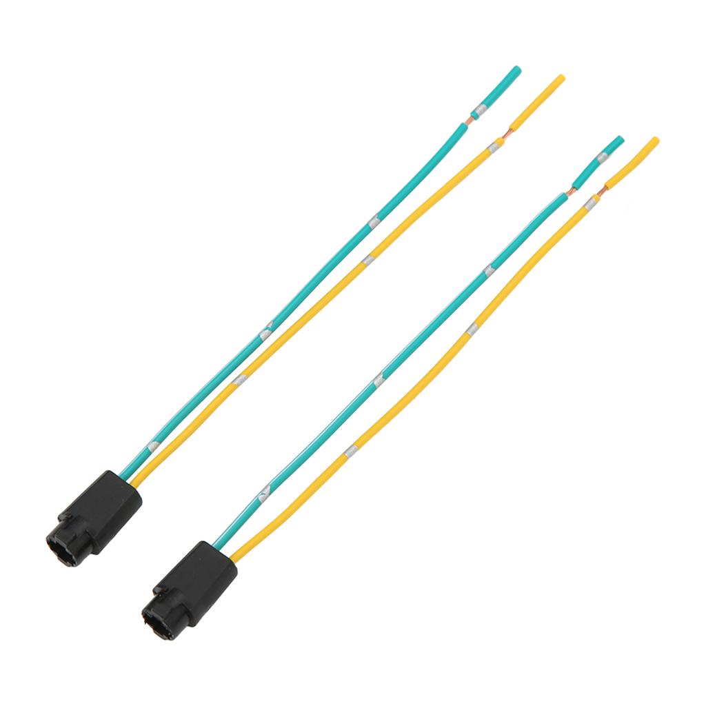 2pcs Bulb Base 12V Heat Resistant T5 LED Light Bulb Sockets with Wire for Industrial Equipment