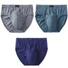 3pcs Plus Size Underwear Men's Boxers Briefs High Waist Panties Comfortable Underpants Male Shorts Knickers L/XL/2XL/3XL/4XL/5XL/6XL/7XL/8XL