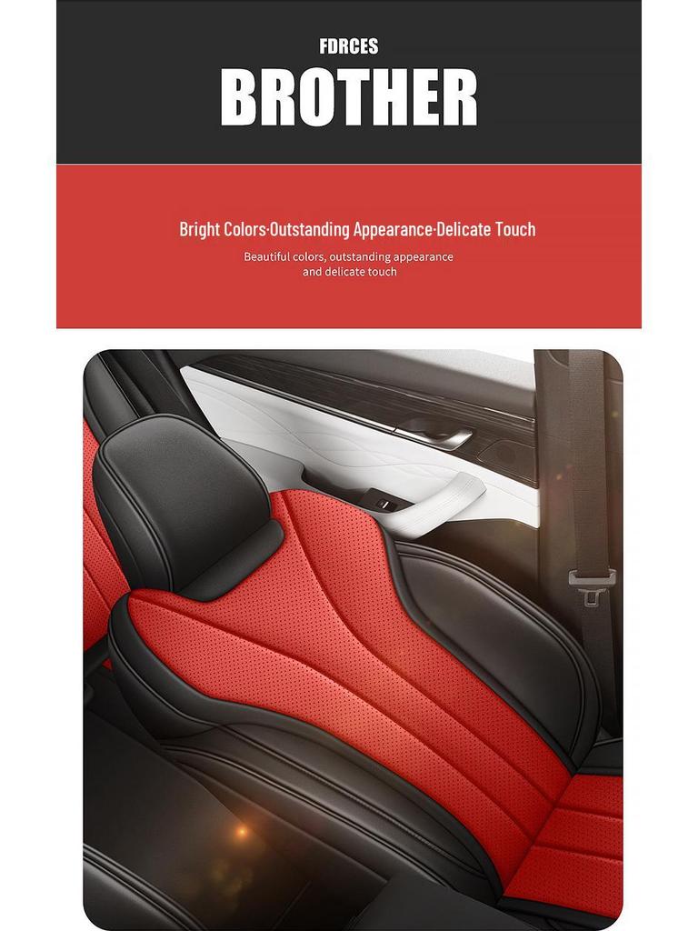 Xingyue L Universal Full Surround Leather Car Seat Cover - Four Seasons Suitable