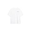 Li Ning Серия спортивного образа жизни Футболка с логотипом в виде букв, круглым вырезом и коротким рукавом для мужчин Топы Стандартный-Белый AHST751-1