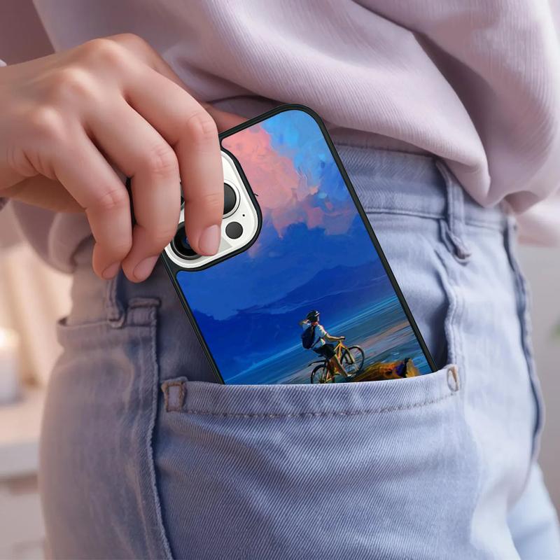 Горный велосипед Велосипед MTB Чехол для телефона Для iPhone 17 Air 15 16e 14 13 Pro Max Coque 12 11 Pro Max PLUS чехол