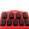 9Pcs 1 2  Inch Drive Axle Hub Nut Hex Socket Set 29mm 30mm 31mm 32mm 33mm 34mm 35mm 36mm 38mm