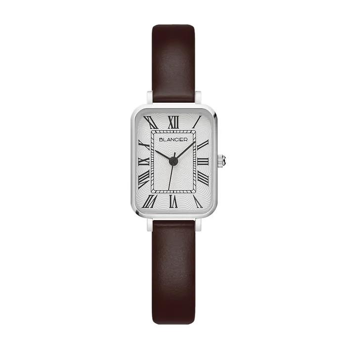 Часы Allure Белые Римские BW0605L-WRBR Квадратные Кожаные Часы