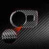 Real Soft Carbon Fiber Sticker LHD RHD Car Headlight Switch Frame Trim For Seat Leon 2005 2006 2007 2008 2009 2010 2011 2012