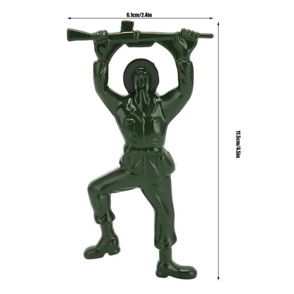 Зеленая открывалка для бутылок солдата, армейская открывалка для бутылок, уникальная открывалка для пива в форме солдата, забавная открывалка для бутылок, металлическая открывалка для бутылок