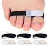 Elastic Toe Separator Band for Day & Night Use - Hallux Valgus Relief & Stretching.