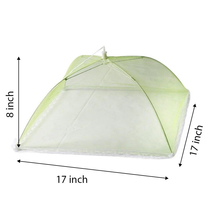 1шт складная сетка для еды, палатка для домашнего стола, еды, овощей, фруктов, зонт, дышащая, защищающая от насекомых, сетка для еды
