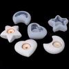 Креативный 3D подсвечник бетонная силиконовая форма звезда луна форма сердца подсвечник украшения цемент гипс смола ремесло форма