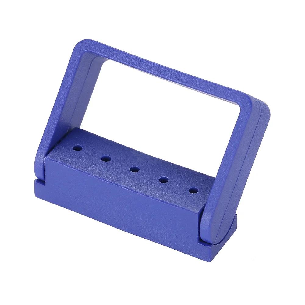 5-гнездовой держатель для боров для стоматологии, высокоскоростная автоклавируемая подставка для боров с дезинфекционной коробкой, органайзер, кейс для хранения стоматологических инструментов