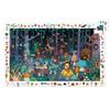 DJECO Enchanted Forest Observation Puzzle, 100-Piece Jigsaw Puzzle, Picture Search Game, Hidden Objects, Educational Toy, Montessori Style, for Girls