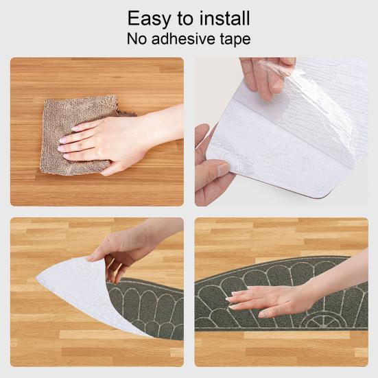 Самоклеящаяся мягкая безопасная подушечка для крепления лестницы, коврик для лестниц, ковровые покрытия для лестниц