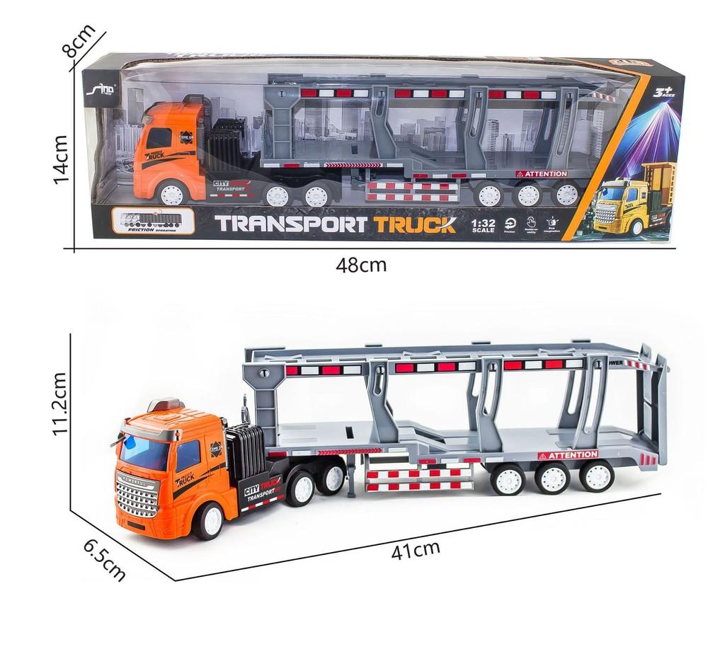 Двухъярусный прицеп Контейнеровоз Модель инженерной машины Игрушка Дети