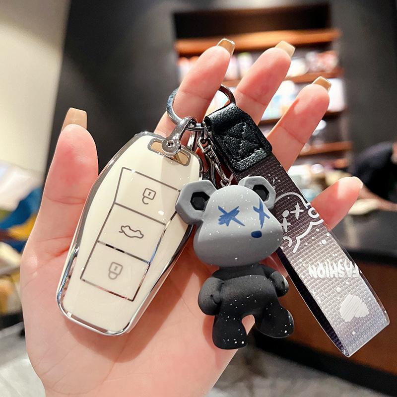 Подходит для комплекта ключей Volkswagen Sihao, женский love running e50x Yao x8 Jianghuai Volkswagen qx чехол для ключа автомобиля, милый брелок-ракушка.