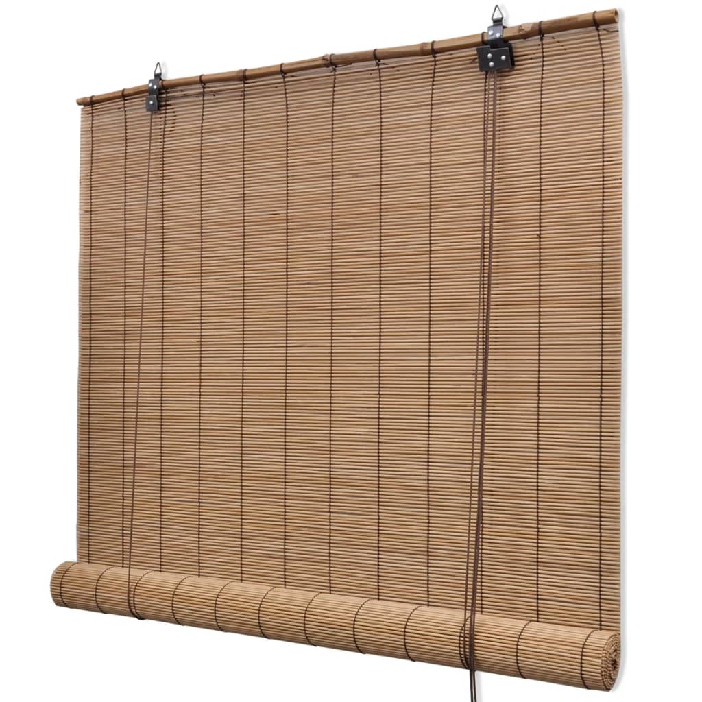 Vidaxl Rolety Bambusowe, 120 X 220 Cm, Brązowe