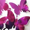 12Pcs/Set Modern 3D Mirror Acrylic Butterfly Home Decoration DIY Art Wall Stickers