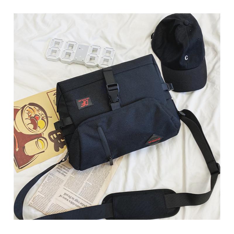 Спортивная мужская сумка-мессенджер большой вместимости на одно плечо из ткани Оксфорд в стиле ретро, ​​сумка-мессенджер для отдыха, деловая сумка-мессенджер