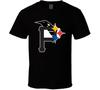 Pittsburgh Pennsylvania Pro Sports Teams Logo Mashup City Pride Fan T Shirt