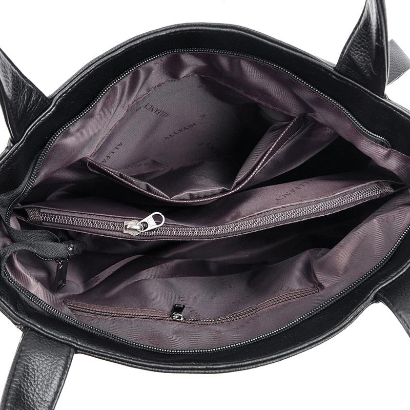 Кожаные сумки через плечо большой вместимости для женщин, 2023, простая женская сумка-шопер, дизайнерские сумки, женская сумка-мессенджер