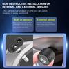 USB / Солнечный TPMS Цифровой дисплей Монитор температуры шин 0-6.8 бар 4 Внешних датчика Система контроля давления в шинах автомобиля Универсальная