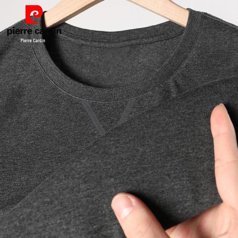 Pierre Cardin Мужская футболка с коротким рукавом и круглым вырезом, 100% хлопок