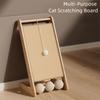 L-shaped Cat Scratching Post Wooden Cat Scratcher Mat Funny Cat Grinding Claw Toys  Pet Cat