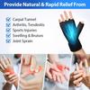 Hand Ice Pack Glove for Carpal Tunnel Relief Cold Hot Therapy Pack with Gel Filling Wrist Ice Pack Wrap for Surgery Recovery Working Hands Arthritis