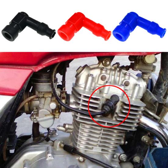 2 шт., крышка свечи зажигания для мотоцикла, высокопроизводительная прямоугольная универсальная свеча зажигания, багажник для мотоцикла, Байк, ATV, запасные части, аксессуары