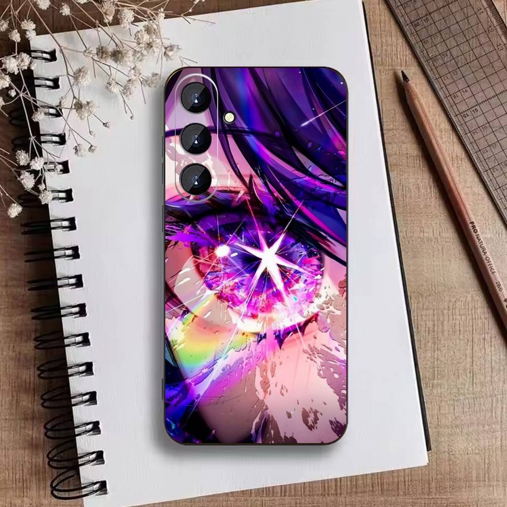 Oshi No Ko A-Аниме Милый Чехол Для Телефона Для Samsung Galaxy A73,21,22,32,71,53,52,51,80,5G Мягкий Черный Чехол