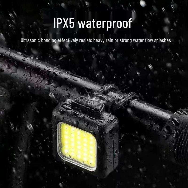 Versatile Bicycle Front Light: Cross-Border Mini, Multi-Function Warning Light for Mountain and Road Bikes