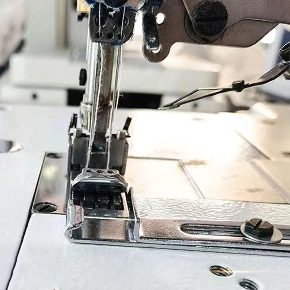 Металлическая лапка для швейной машины Трехигольная Пятиниточная Направитель шва Прижимная лапка Аксессуары для швейной машины Многофункциональная