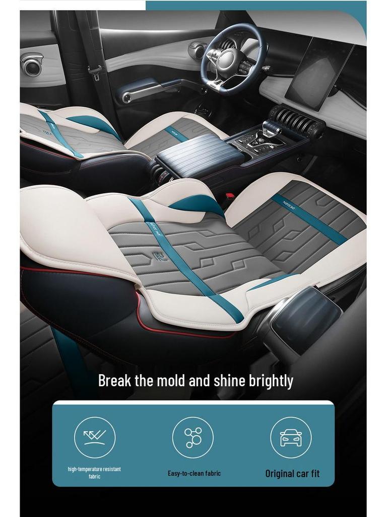 BYD PLUS All-Season Seat Cushion Set with Lumbar Support, Custom Fit for Specific Car Models