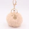 Bag Charm Pompom Pendant Fluffy Plush Ball Keyring Fashion Fur Ball Key Chain  Women Girls