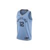Breathable NBA Grizzlies Ja Morant No. 12 Basketball Jersey Men Tops Blue CV9482-422
