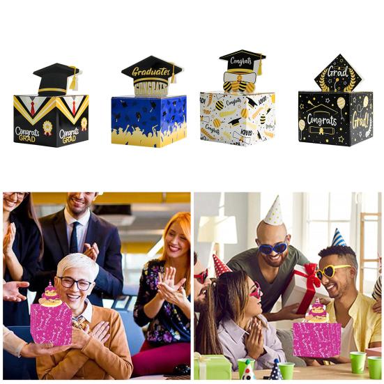 Копилка для подарков на выпускной 2025 года, подарочная коробка для подарков на выпускной, подарочная коробка для поздравлений с выпускным, сувениры на выпускной, украшения