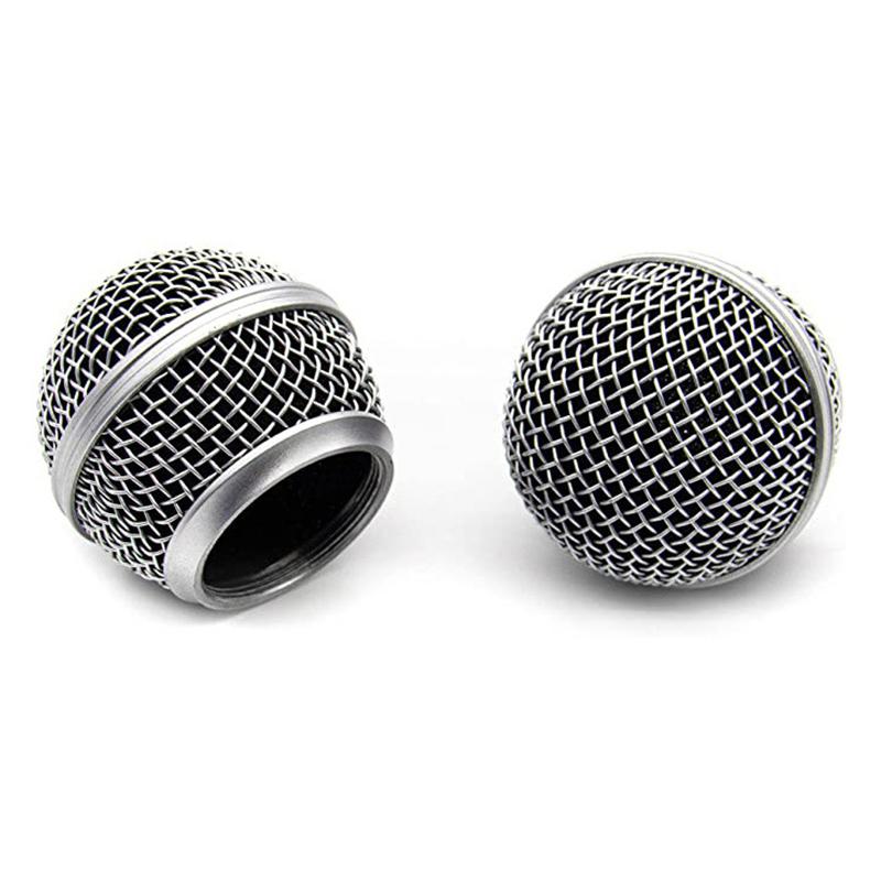 Сменная решетка микрофона со стальной сеткой Сменная головка микрофона с решеткой