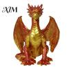 Mythical Beast Collectible Dragon Resin Statue, Sitting Wyvern Sculpture, 3D Medieval Figurine, Fantasy Desktop Display Piece for Shelves Ornament