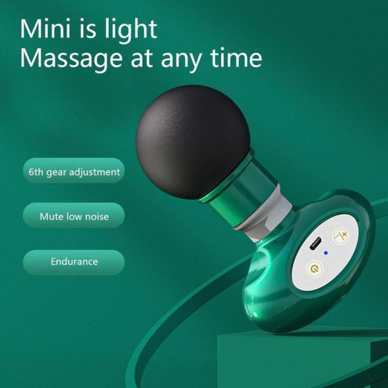 Мини-массажер-пистолет электрический для релаксации мышц, формирования для похудения, фитнеса, массажа тела, 1 шт.