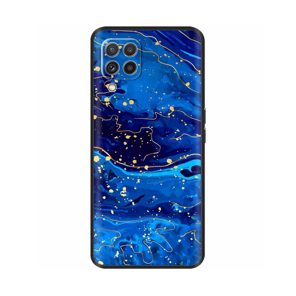 Чехол для Samsung Galaxy A12 M12 F12 2021 Цветочный Рисунок Силиконовый Защитный Чехол Для SamsungA12 A 12 M 12 SM-M127F Чехлы Бампер