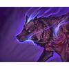 5D Diy Алмазная картина "Фиолетовый волк" 3D Алмазная картина Полная вышивка бисером фотографии Алмазная вышивка со стразами