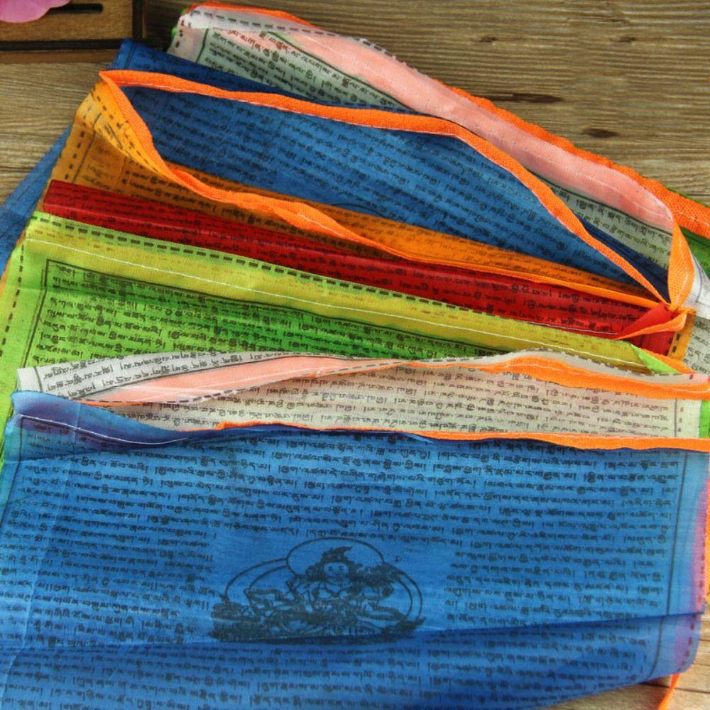 Layout Banner Scriptures Buddhist Supplies Prayer Flag Religious Flags Banners Flags Garden Flags