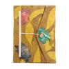 Lokta Bold Floral Notebook – Large (21x15cm) – 45 Leaves – Includes Bookmark – Mustard Brown