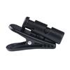 Rotatable Earphone Wire Clip Secure Cable Attachment To Clothing Black Headset Cord Organiser 360 Degree Rotation